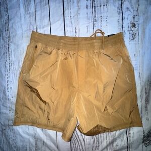 VRST Men's Size XL 7" All-In Unlined Athletic Shorts Palomino Gold NWT $54